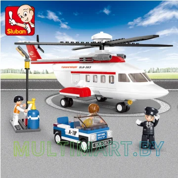 Конструктор Sluban M38-B0363 Частный вертолет (259 деталей) картинка 4